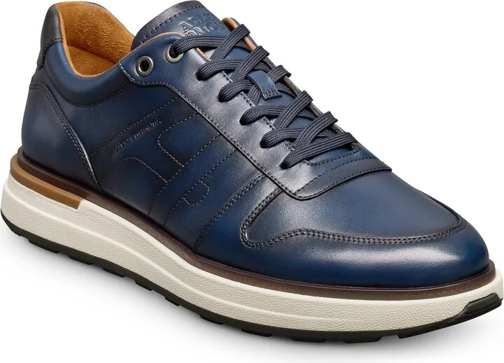Allen Edmonds Men's Elliot Sneaker Navy Leather 10.5 D