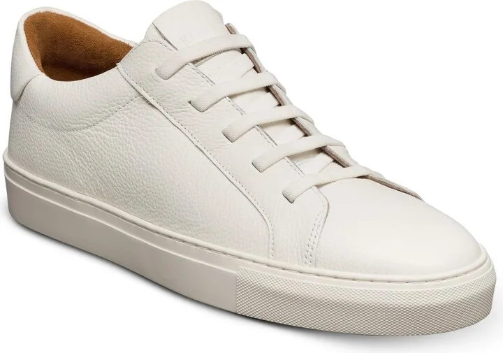 Allen Edmonds Mens Fisher Sneaker White 10.5 D