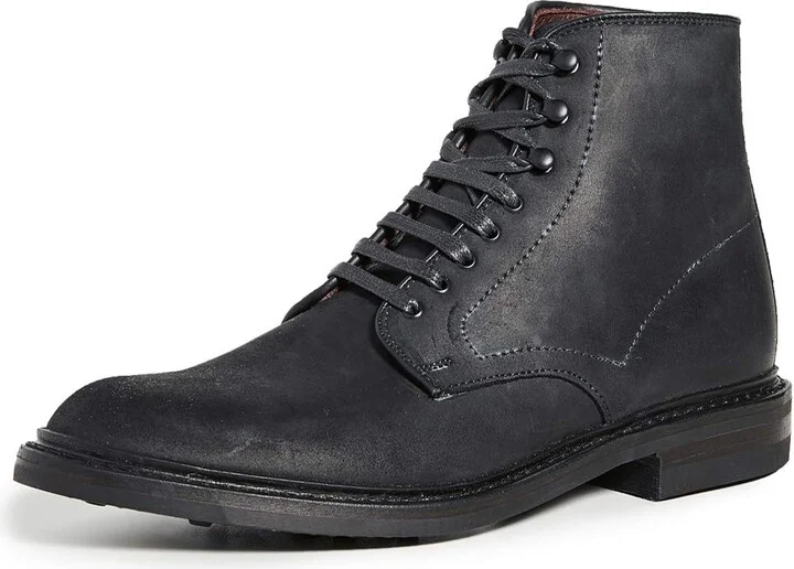Allen Edmonds Mens Higgins Mill Black Plain Toe Oxfords 8.5 3E