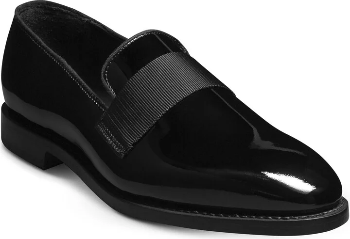 Allen Edmonds Men's James Dress Loafer Black Patent Leather 12 D