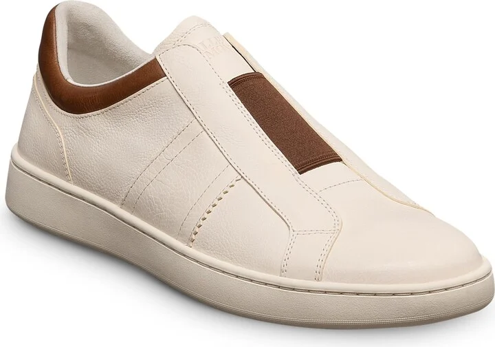 Allen Edmonds Men's Lafayette Sneaker White Leather 10.5 D