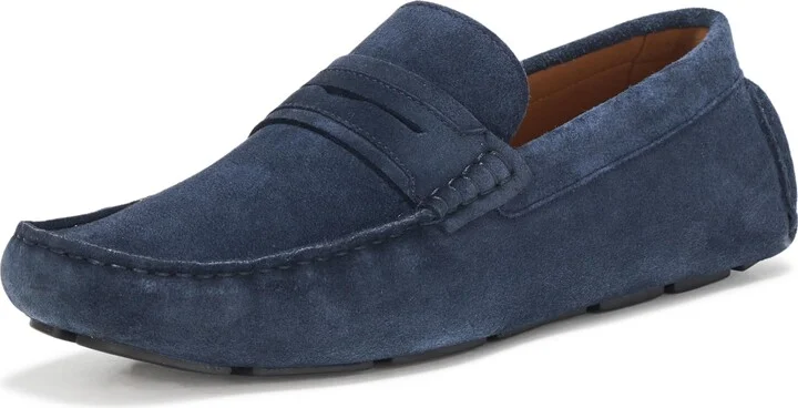 Navy Leather