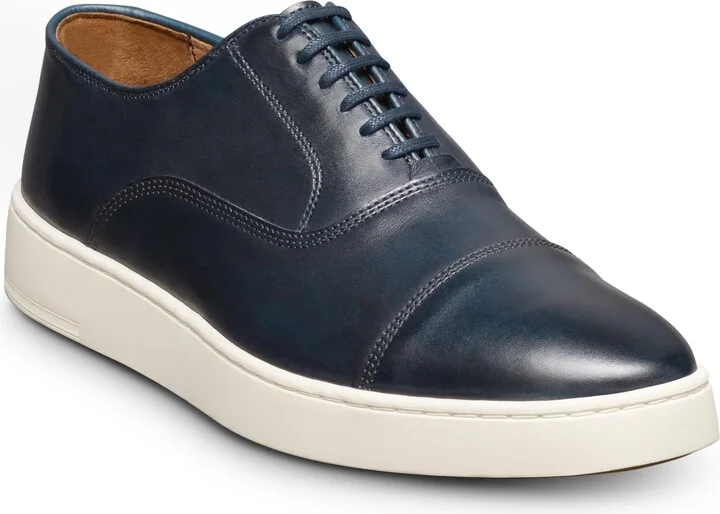 Allen Edmonds Men's Park Sneaker 2.0 Sneaker Navy Leather 10 D