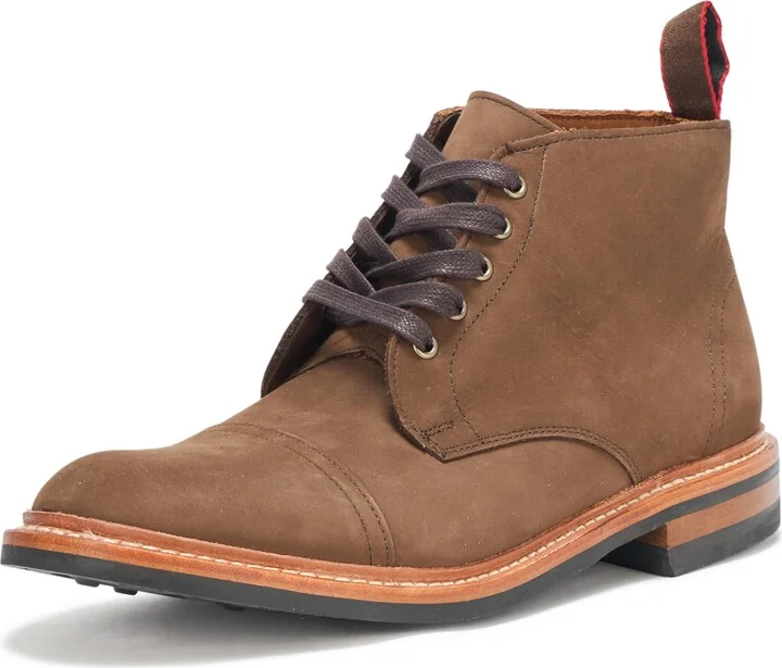 Allen Edmonds Mens Patton Casual Lace Up Boot Waterproof Brown 7 D
