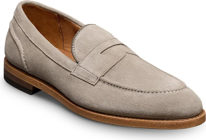 Allen Edmonds Men's Randolph 2.0 Loafer Pewter Suede 8.5 D