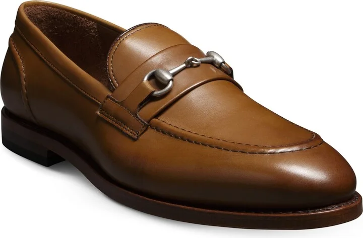 Allen Edmonds Mens Randolph Bit Penny Loafer Walnut Leather 9 D