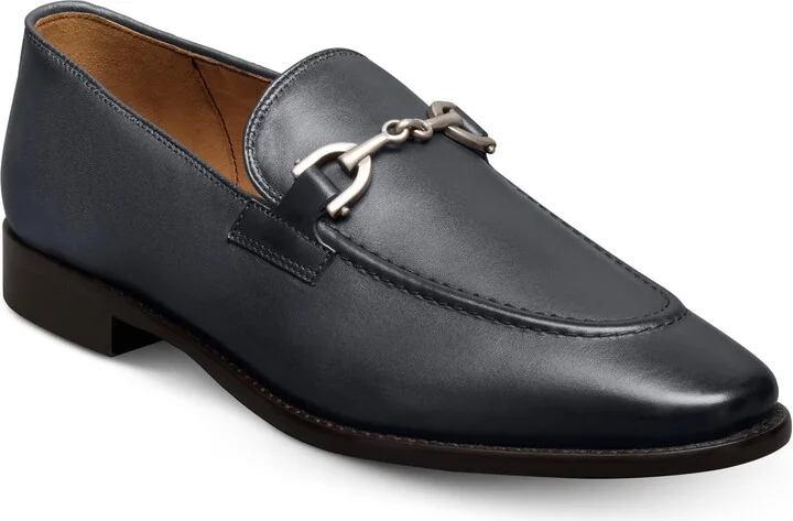 Allen Edmonds Men's Stanton Loafer Navy Leather 10.5 D