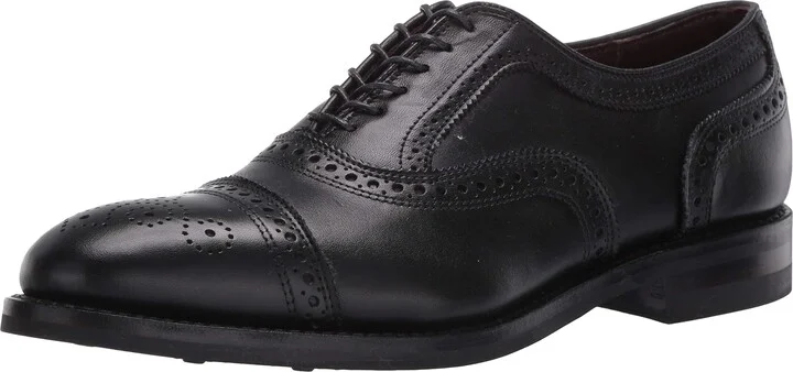 Allen Edmonds Mens Strand Wp Black Cap Toes 5 D