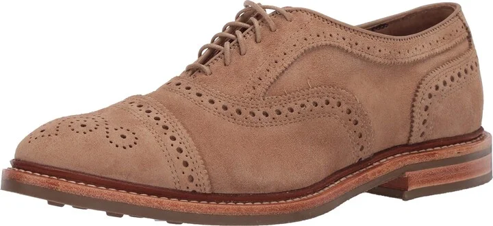 Allen Edmonds Mens Strandmok Camel Cap Toes 8 D