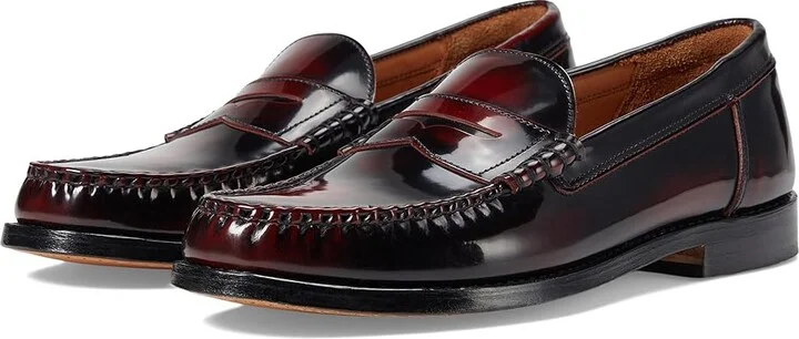 Allen Edmonds Newman Men's Shoes Antique Burgundy : 9.5 D (M), Leather/Rubber