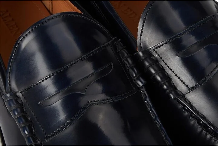 Allen Edmonds Newman Men's Shoes Antique Navy Leather : 8.5 D (M), Leather/Rubber - Image 7