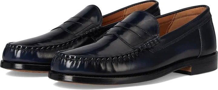 Allen Edmonds Newman Men's Shoes Antique Navy Leather : 8.5 D (M), Leather/Rubber