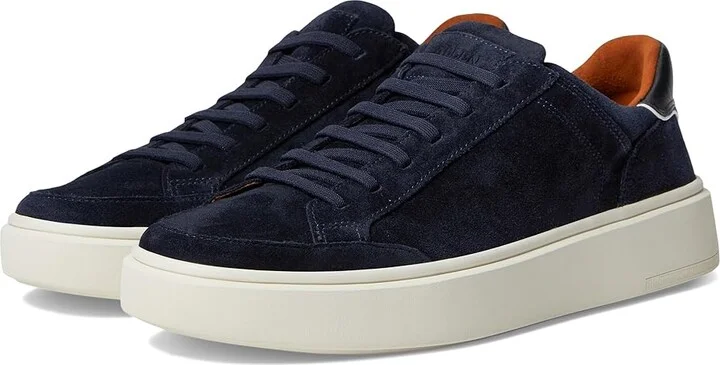 Allen Edmonds Oliver Slip-on Stretch-lace Sneaker Men's Shoes Navy : 10 D (M), Rubber