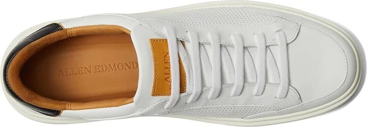 Allen Edmonds Oliver Stretch Lace Slip-On Sneaker Men's Shoes White : 10 D (M), Leather - Image 2