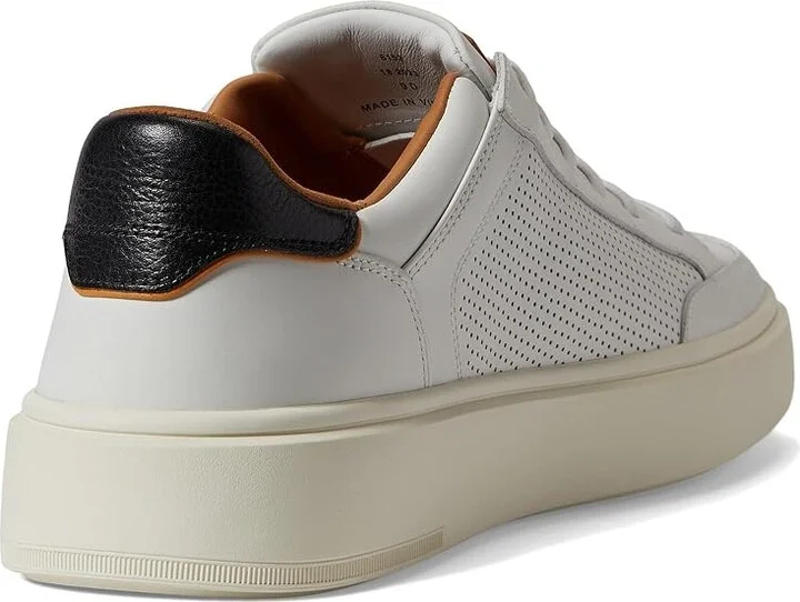 Allen Edmonds Oliver Stretch Lace Slip-On Sneaker Men's Shoes White : 10 D (M), Leather - Image 4