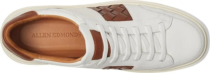 Allen Edmonds Oliver Woven Slip-on Shoes Men's Shoes White/Woven Luggage Leather : 13 D (M) - Image 2
