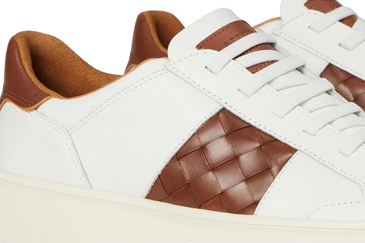 Allen Edmonds Oliver Woven Slip-on Shoes Men's Shoes White/Woven Luggage Leather : 13 D (M) - Image 7