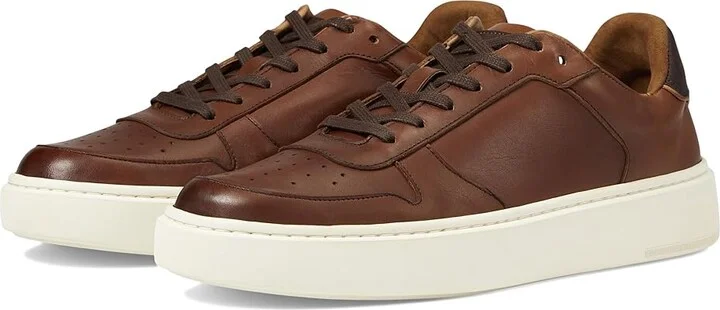 Allen Edmonds Owen Lace-up Sneaker Men's Shoes Chili Leather : 9.5 D (M)