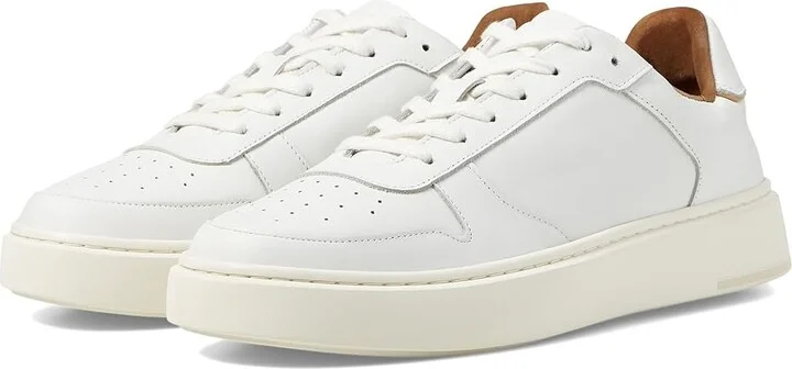 Allen Edmonds Owen Lace-up Sneaker Men's Shoes White Leather : 7 D (M)