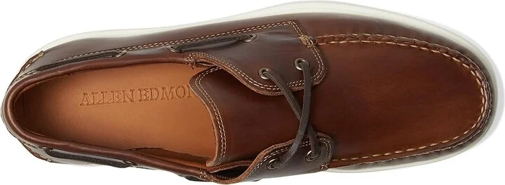 Allen Edmonds Panama Boat Shoes Men's Slip on Shoes Natural Brown Leather : 9.5 D (M), Leather/Suede - Image 2