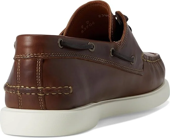 Allen Edmonds Panama Boat Shoes Men's Slip on Shoes Natural Brown Leather : 9.5 D (M), Leather/Suede - Image 4