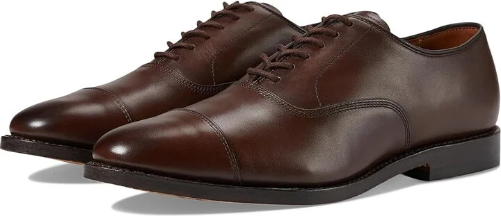 Allen Edmonds Park Avenue Cap Toes Men's Lace Up Wing Tip Shoes Espresso Leather : 10 D (M)