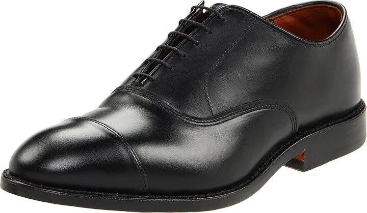 Allen Edmonds Park Avenue Oxford Men's Lace Up Cap Toe Shoes Black Custom Calf : 11 A, Leather - Image 2
