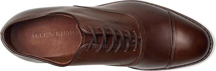 Allen Edmonds Park Avenue Oxford Men's Lace Up Cap Toe Shoes Coffee : 7.5 D (M), Leather - Image 3