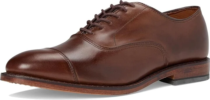Allen Edmonds Park Avenue Oxford Men's Lace Up Cap Toe Shoes Coffee : 7.5 D (M), Leather - Image 6