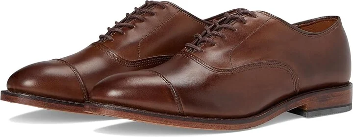 Allen Edmonds Park Avenue Oxford Men's Lace Up Cap Toe Shoes Coffee : 7.5 D (M), Leather