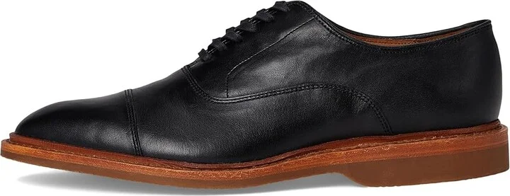 Allen Edmonds Park Verse Oxford Shoes Men's Shoes Black Leather 1 : 12 D (M), Suede - Image 6