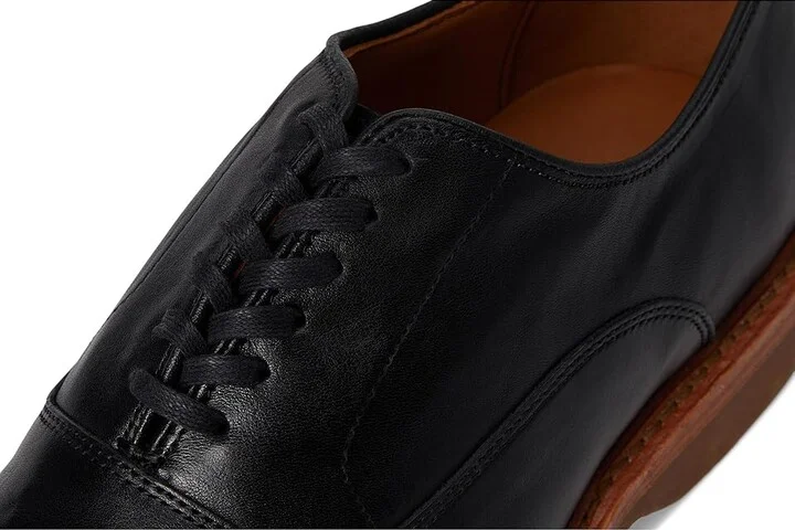 Allen Edmonds Park Verse Oxford Shoes Men's Shoes Black Leather 1 : 12 D (M), Suede - Image 7