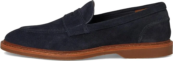 Allen Edmonds Rand Verse Loafer/Moc Shoes Men's Shoes Navy Suede : 8.5 D (M), Leather - Image 6