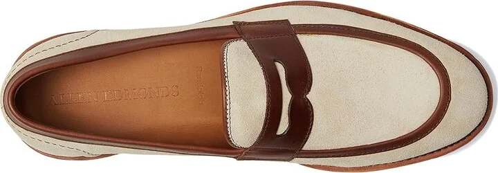Allen Edmonds Rand Verse Loafer/Moc Shoes Men's Shoes Sand/Chili Suede & Leather Mix : 10.5 D (M) - Image 2