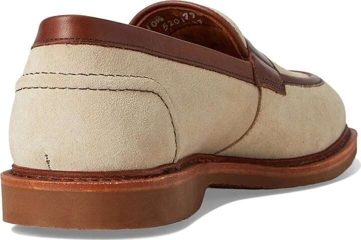 Allen Edmonds Rand Verse Loafer/Moc Shoes Men's Shoes Sand/Chili Suede & Leather Mix : 10.5 D (M) - Image 4