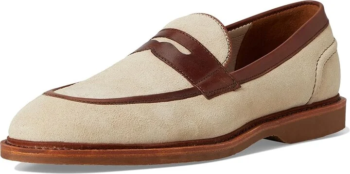 Allen Edmonds Rand Verse Loafer/Moc Shoes Men's Shoes Sand/Chili Suede & Leather Mix : 10.5 D (M) - Image 5