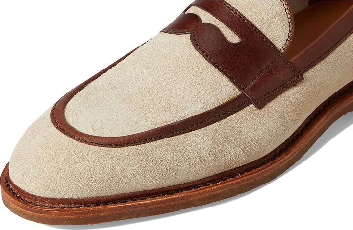Allen Edmonds Rand Verse Loafer/Moc Shoes Men's Shoes Sand/Chili Suede & Leather Mix : 10.5 D (M) - Image 7