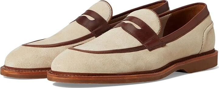 Allen Edmonds Rand Verse Loafer/Moc Shoes Men's Shoes Sand/Chili Suede & Leather Mix : 10.5 D (M)