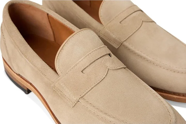 Allen Edmonds Randolph2.0 Loafer/Moc Shoes Men's Slip on Shoes Bone Suede : 11.5 D (M) - Image 7