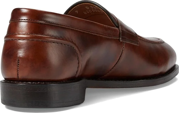 Allen Edmonds Randolph2.0 Penny Loafers Men's Lace Up Wing Tip Shoes Brown Museum Leather : 10 D (M) - Image 4