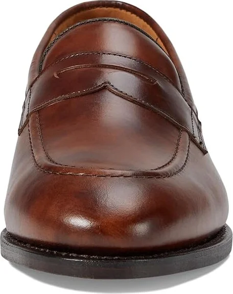 Allen Edmonds Randolph2.0 Penny Loafers Men's Lace Up Wing Tip Shoes Brown Museum Leather : 10 D (M) - Image 5