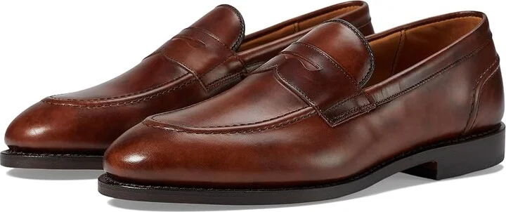 Allen Edmonds Randolph2.0 Penny Loafers Men's Lace Up Wing Tip Shoes Brown Museum Leather : 10 D (M)