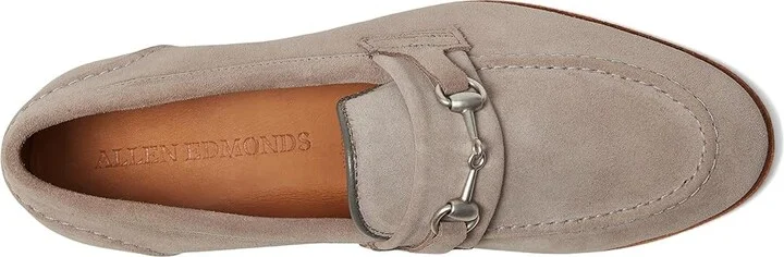 Allen Edmonds Randolphbit Loafer/Moc Shoes Men's Slip on Shoes Pewter Suede : 9 D (M), Leather - Image 2