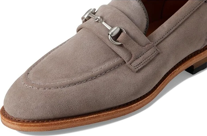 Allen Edmonds Randolphbit Loafer/Moc Shoes Men's Slip on Shoes Pewter Suede : 9 D (M), Leather - Image 7