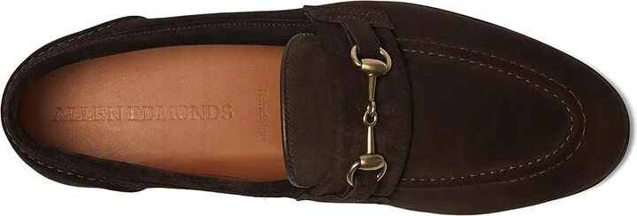 Allen Edmonds Randolphbit Penny Loafers Men's Lace Up Wing Tip Shoes Chocolate Suede : 9 D (M), Leather - Image 2
