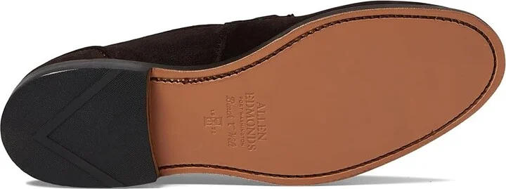 Allen Edmonds Randolphbit Penny Loafers Men's Lace Up Wing Tip Shoes Chocolate Suede : 9 D (M), Leather - Image 3
