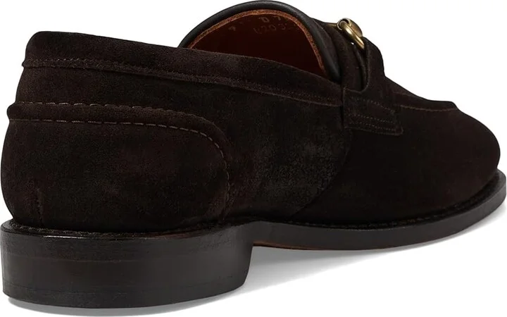 Allen Edmonds Randolphbit Penny Loafers Men's Lace Up Wing Tip Shoes Chocolate Suede : 9 D (M), Leather - Image 4
