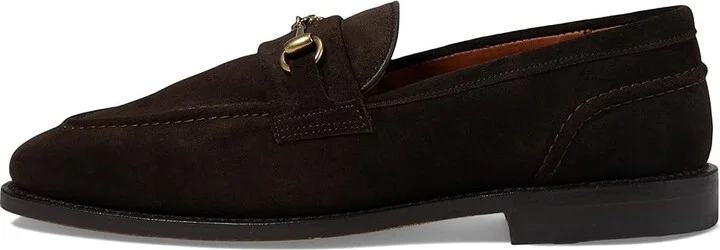 Allen Edmonds Randolphbit Penny Loafers Men's Lace Up Wing Tip Shoes Chocolate Suede : 9 D (M), Leather - Image 6