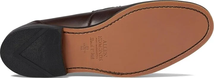 Allen Edmonds Randolphbit Penny Loafers Men's Lace Up Wing Tip Shoes Espresso Leather : 9 D (M) - Image 3