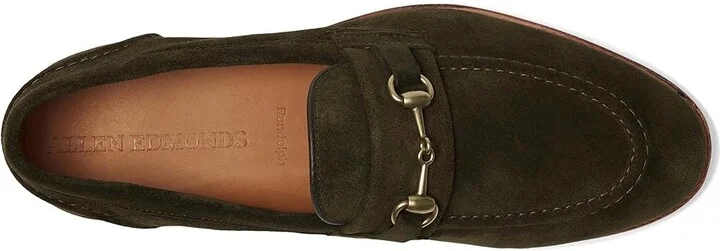Allen Edmonds Randolphbit Penny Loafers Men's Lace Up Wing Tip Shoes Hunting Green Suede : 11.5 D (M), Leather - Image 2